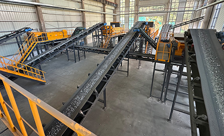 conveyor belt for nonferrous recycling